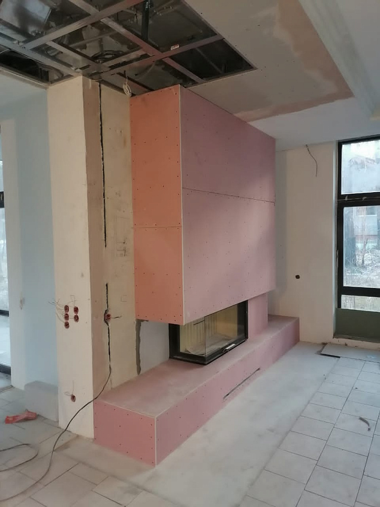 Индивидуальная облицовка; топки Palazzetti Ecomonoblocco SF100SX